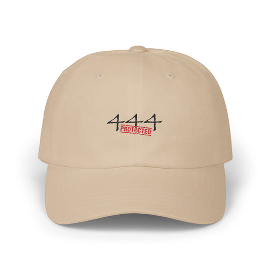 Classic Dad Cap - 444 Protected White Cap for Casual Style