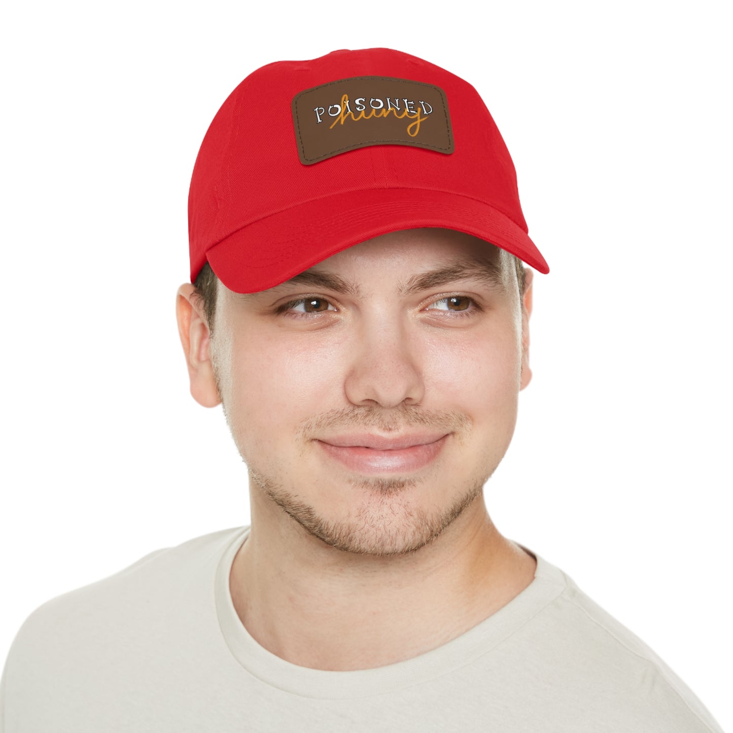 Brand logo Dad Hat with Leather Patch