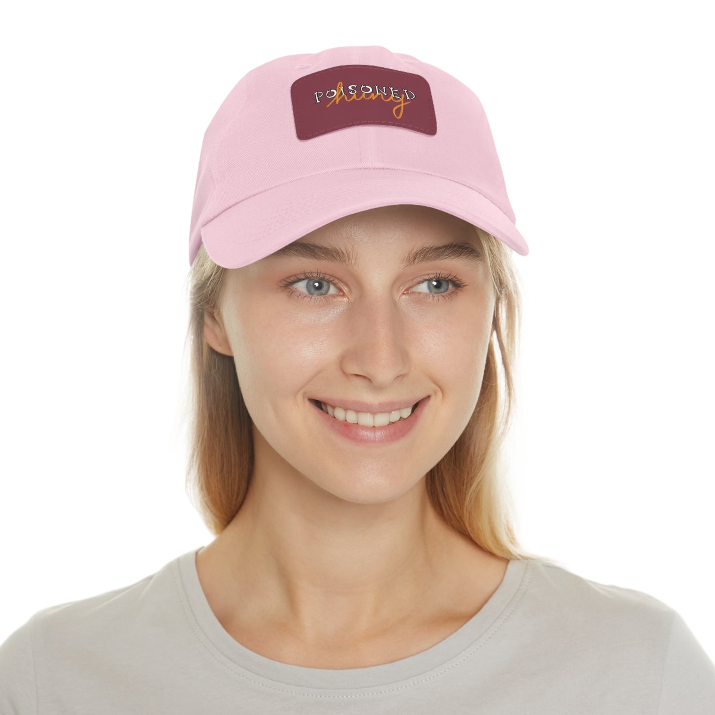 Brand logo Dad Hat with Leather Patch