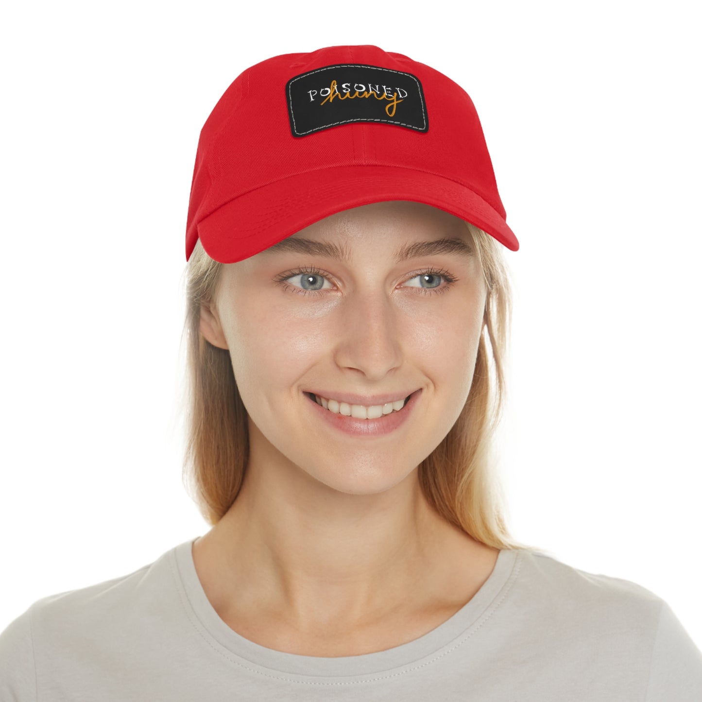Brand logo Dad Hat with Leather Patch