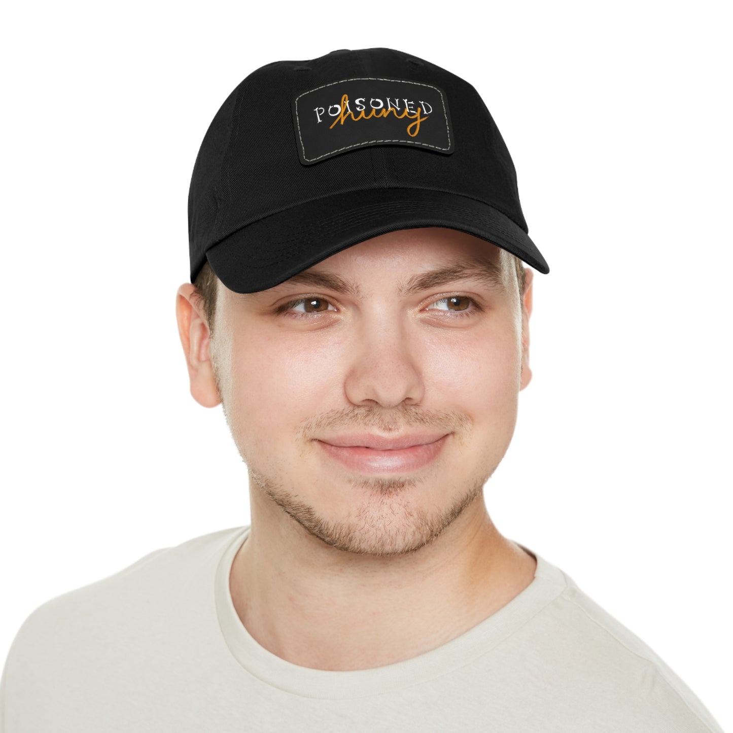 Brand logo Dad Hat with Leather Patch