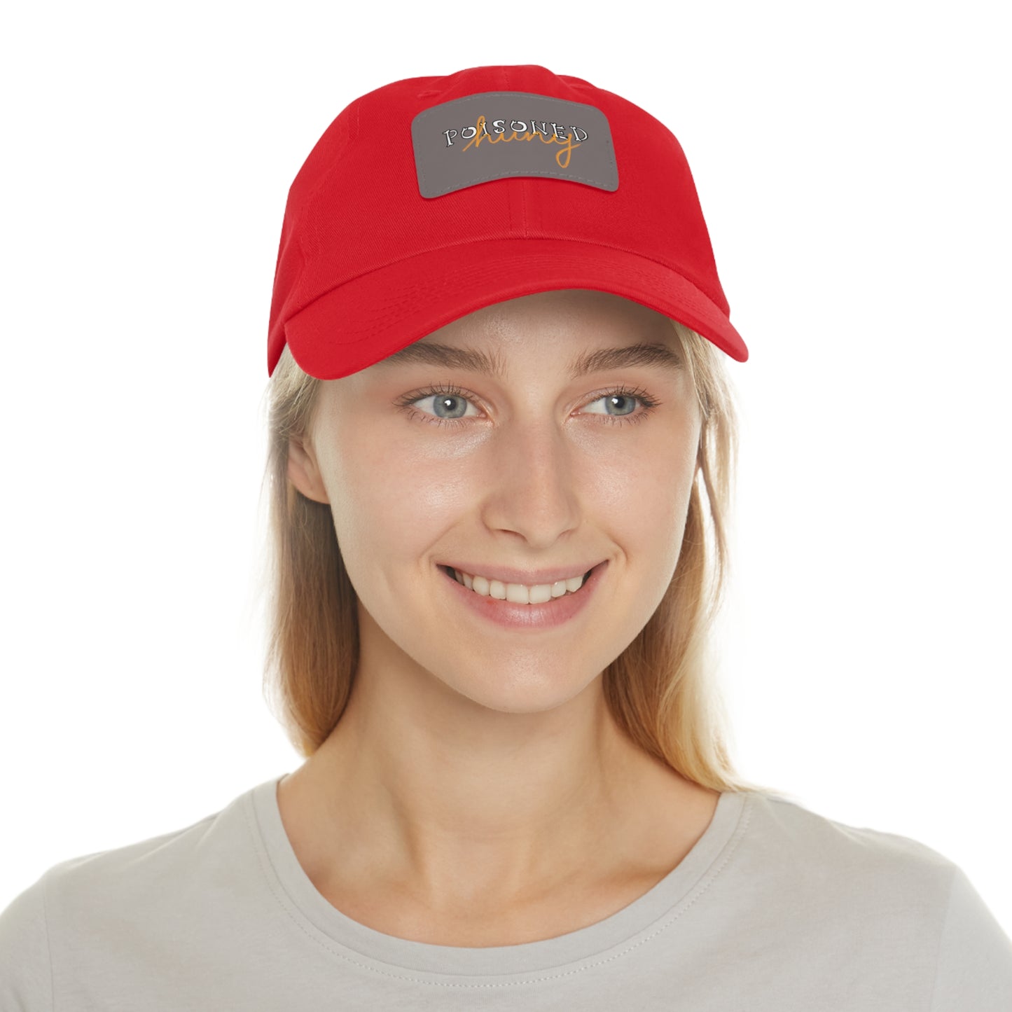 Brand logo Dad Hat with Leather Patch