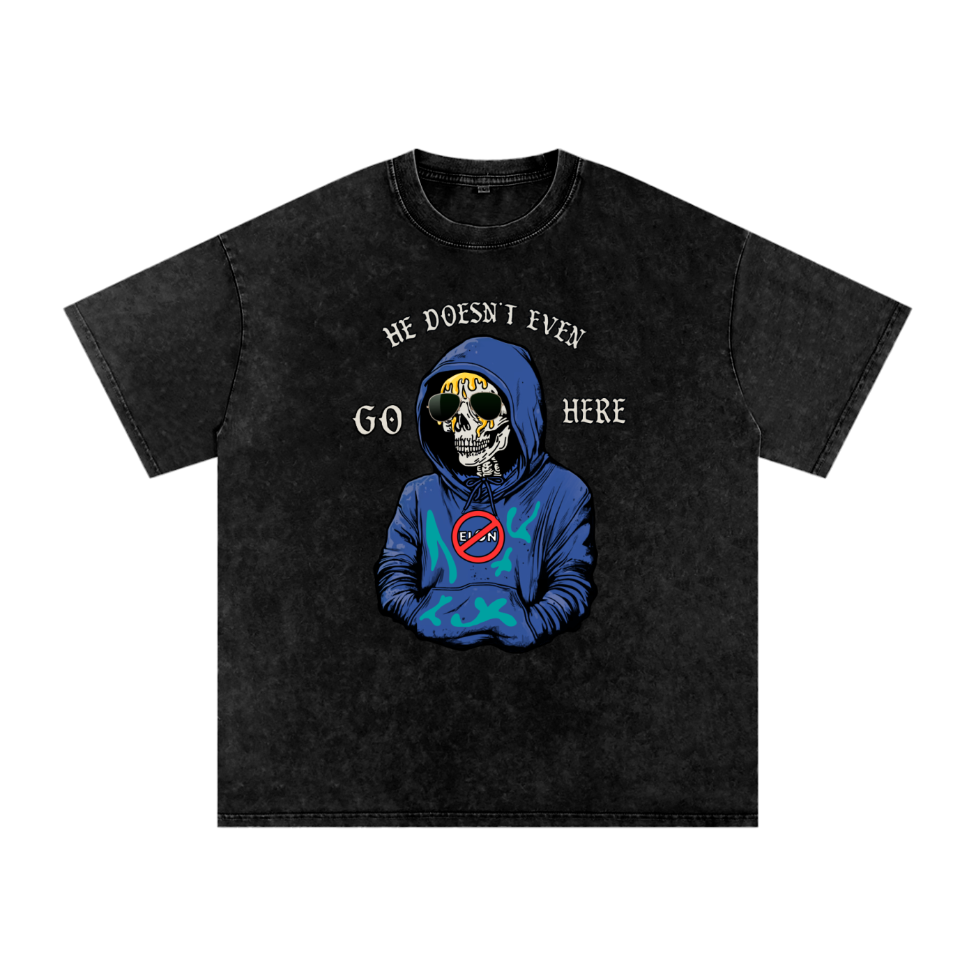 Acid Wash Oversize T-Shirt - 250 GSM