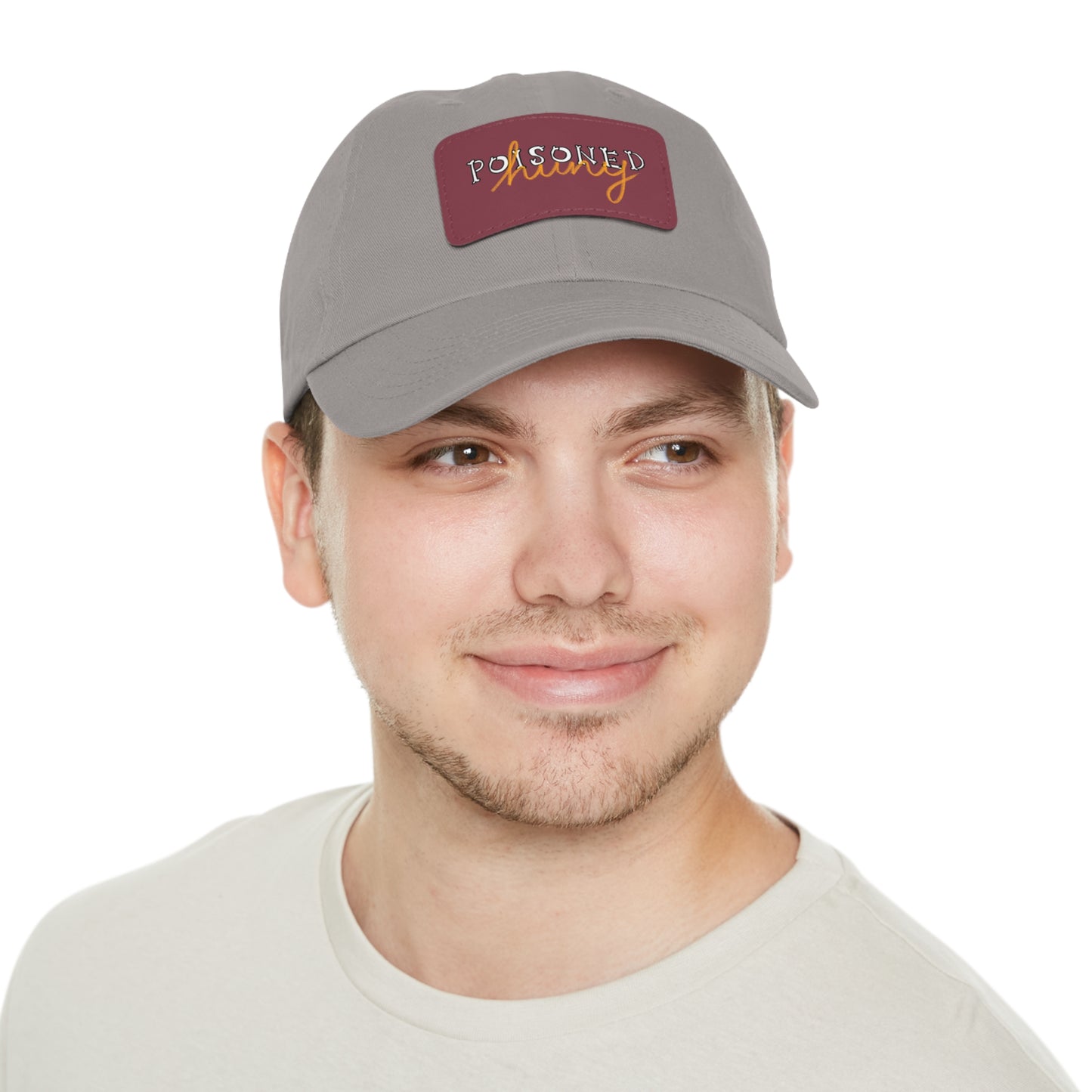 Brand logo Dad Hat with Leather Patch