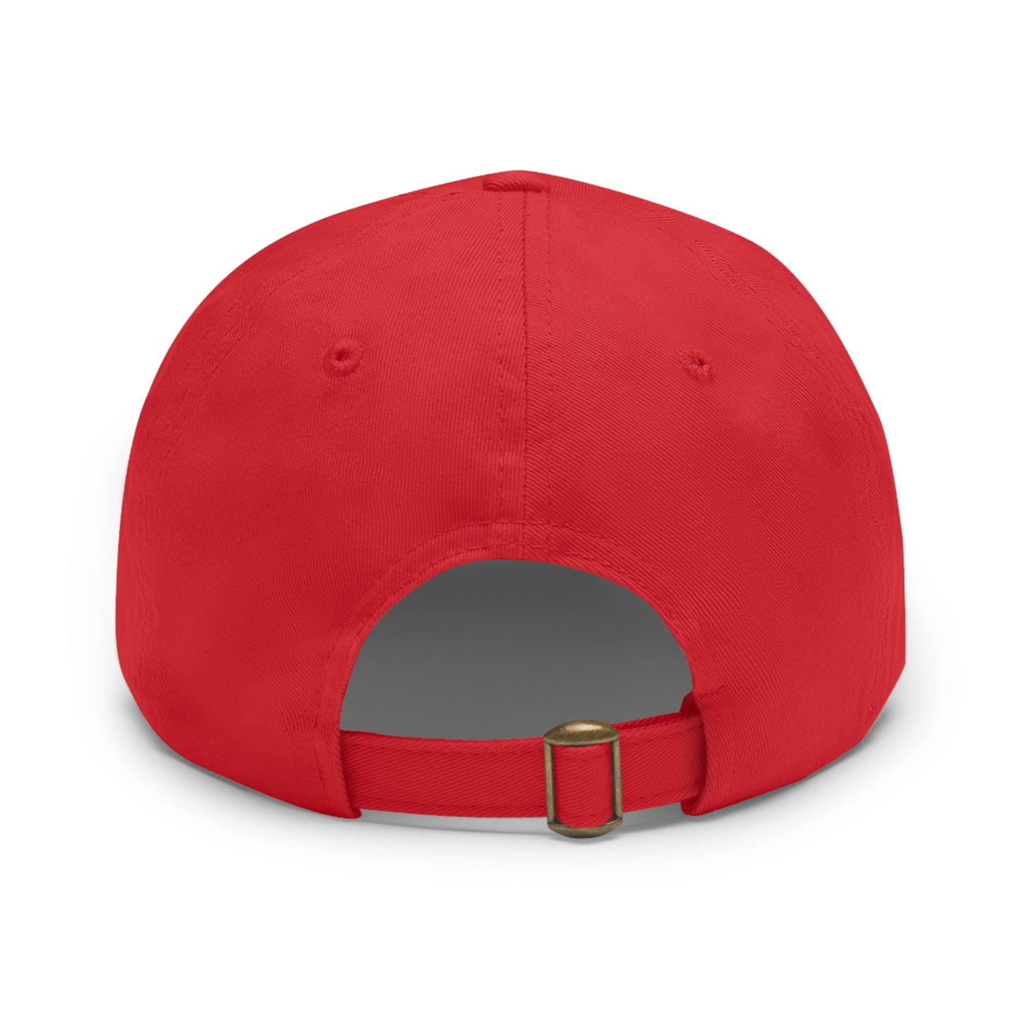 Brand logo Dad Hat with Leather Patch