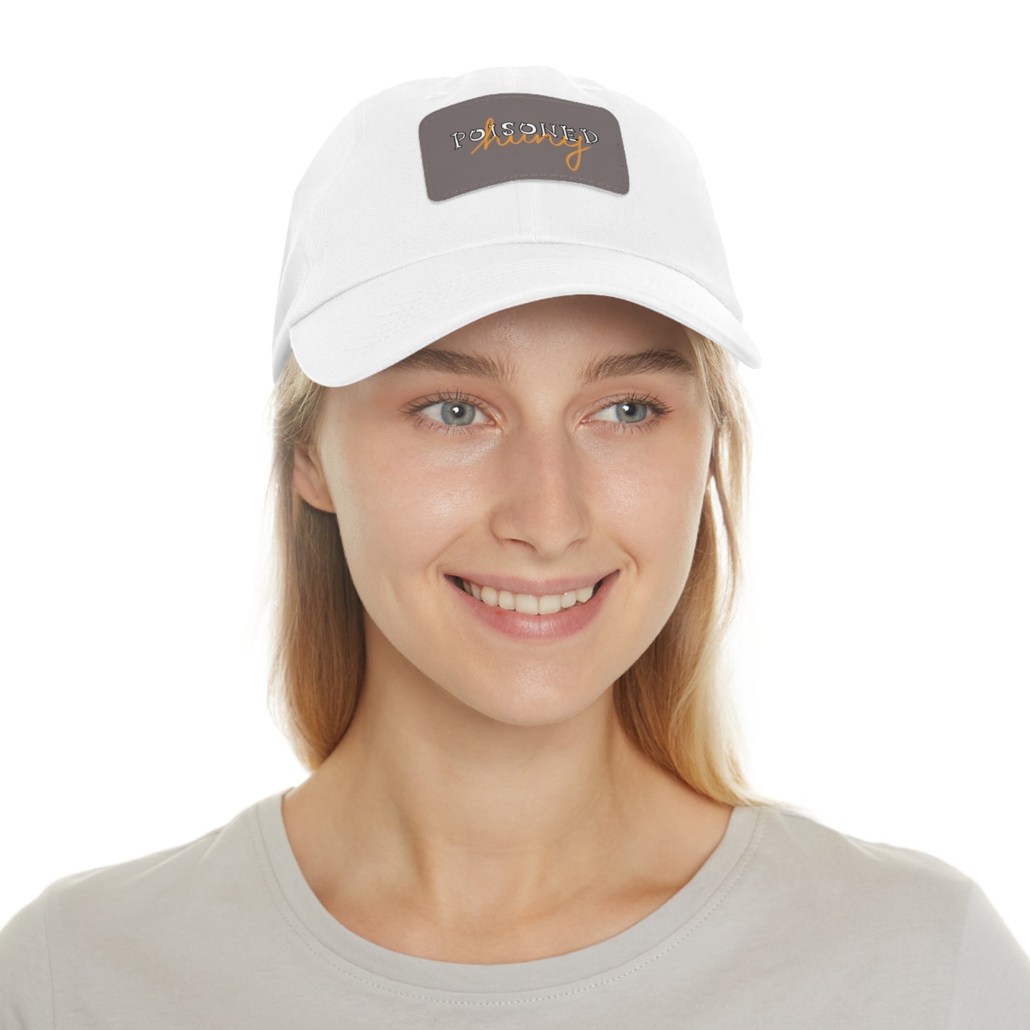 Brand logo Dad Hat with Leather Patch