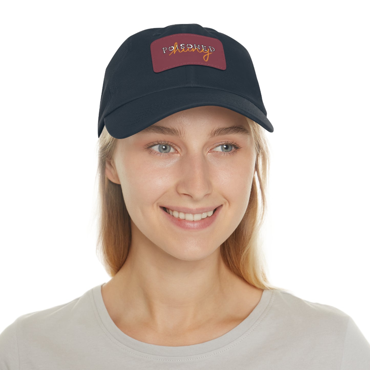 Brand logo Dad Hat with Leather Patch