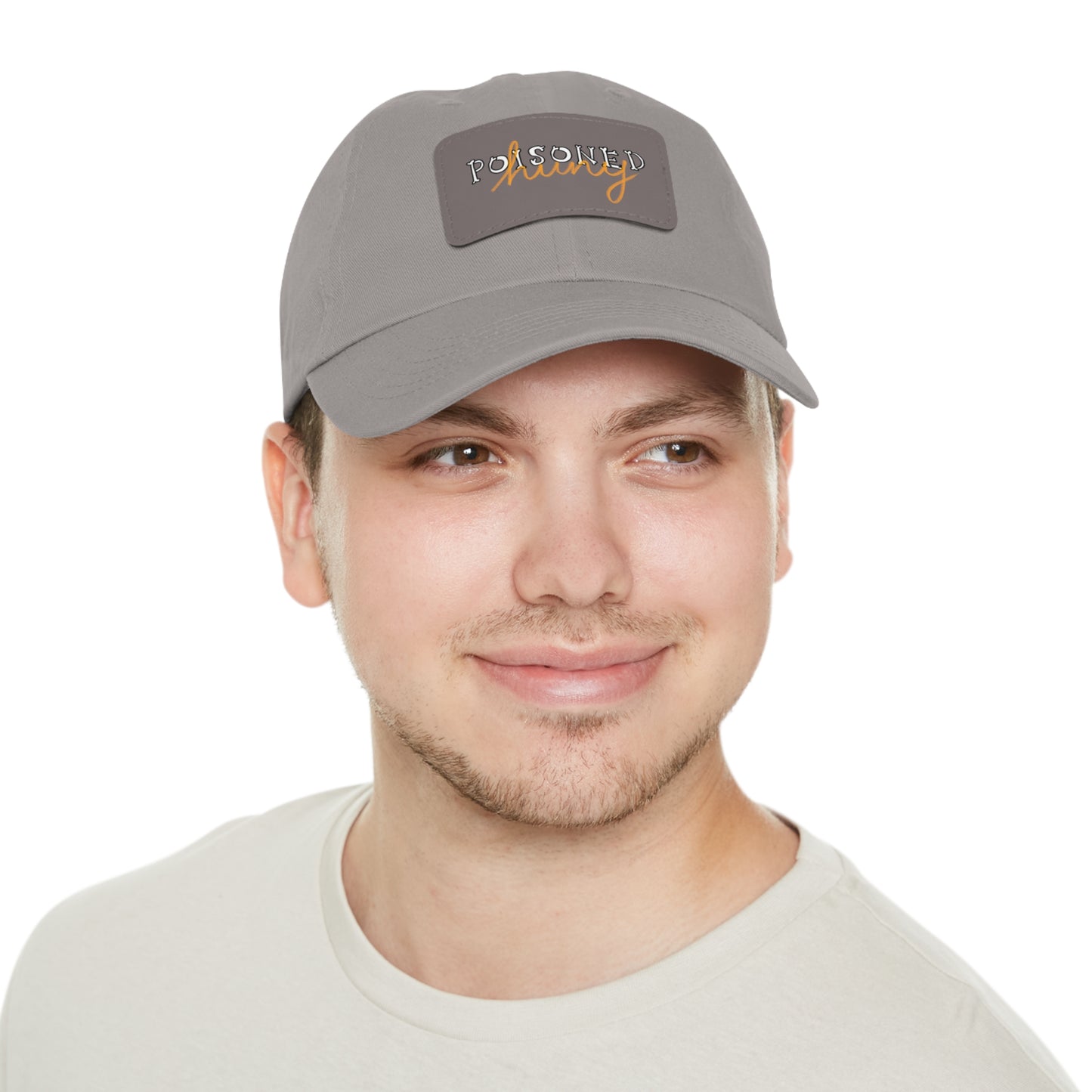 Brand logo Dad Hat with Leather Patch