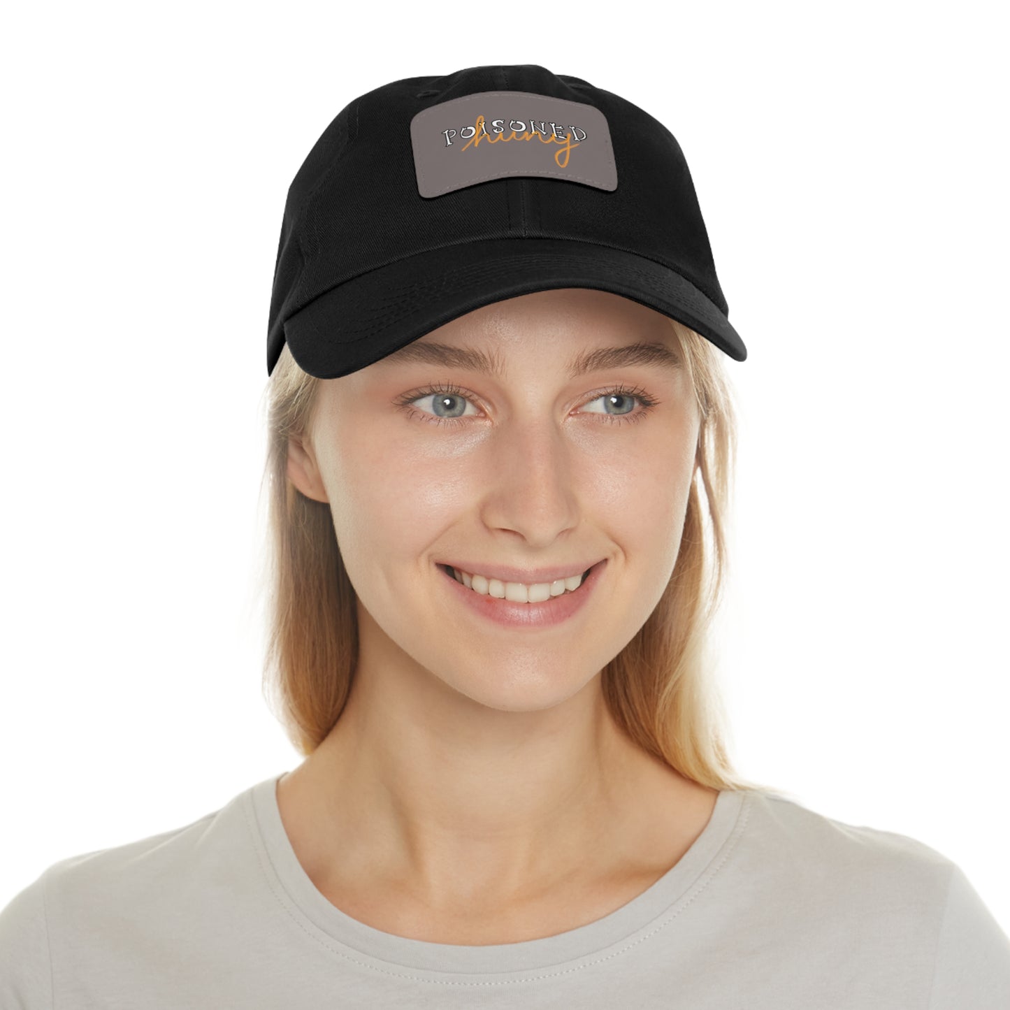 Brand logo Dad Hat with Leather Patch