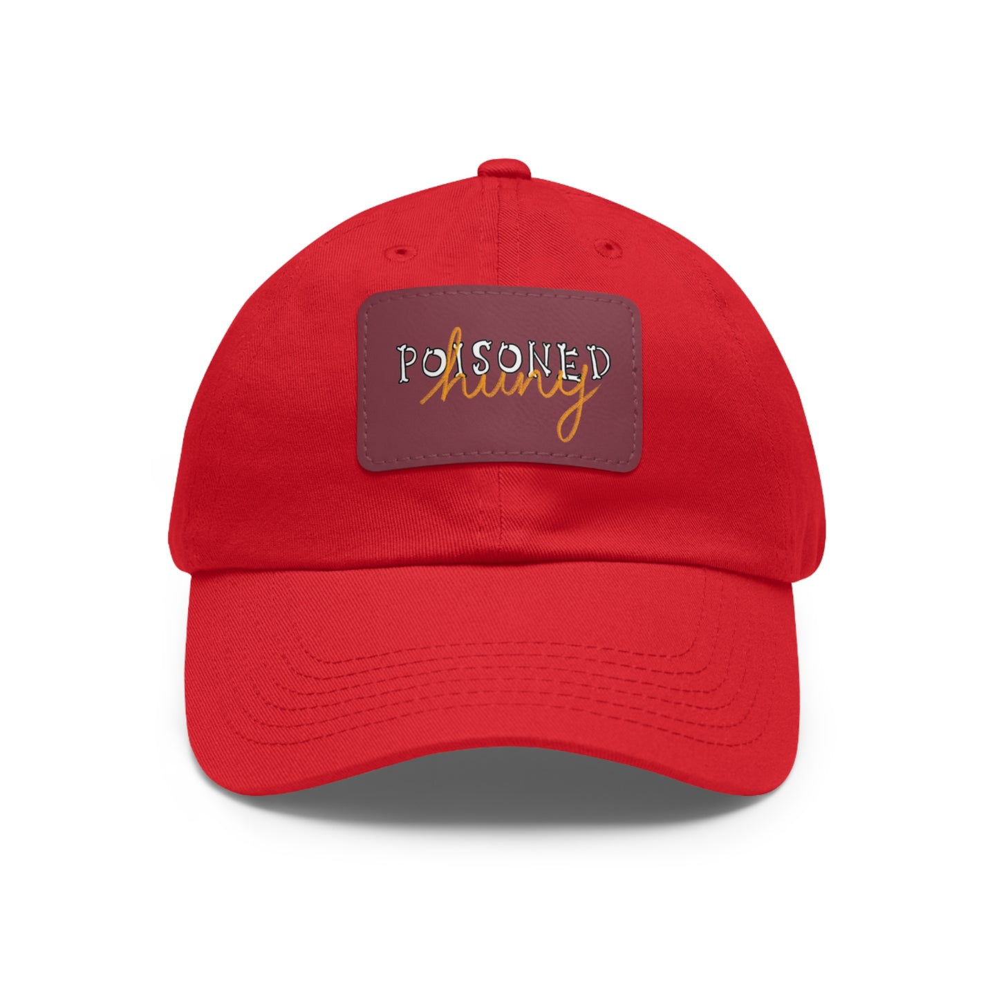 Brand logo Dad Hat with Leather Patch