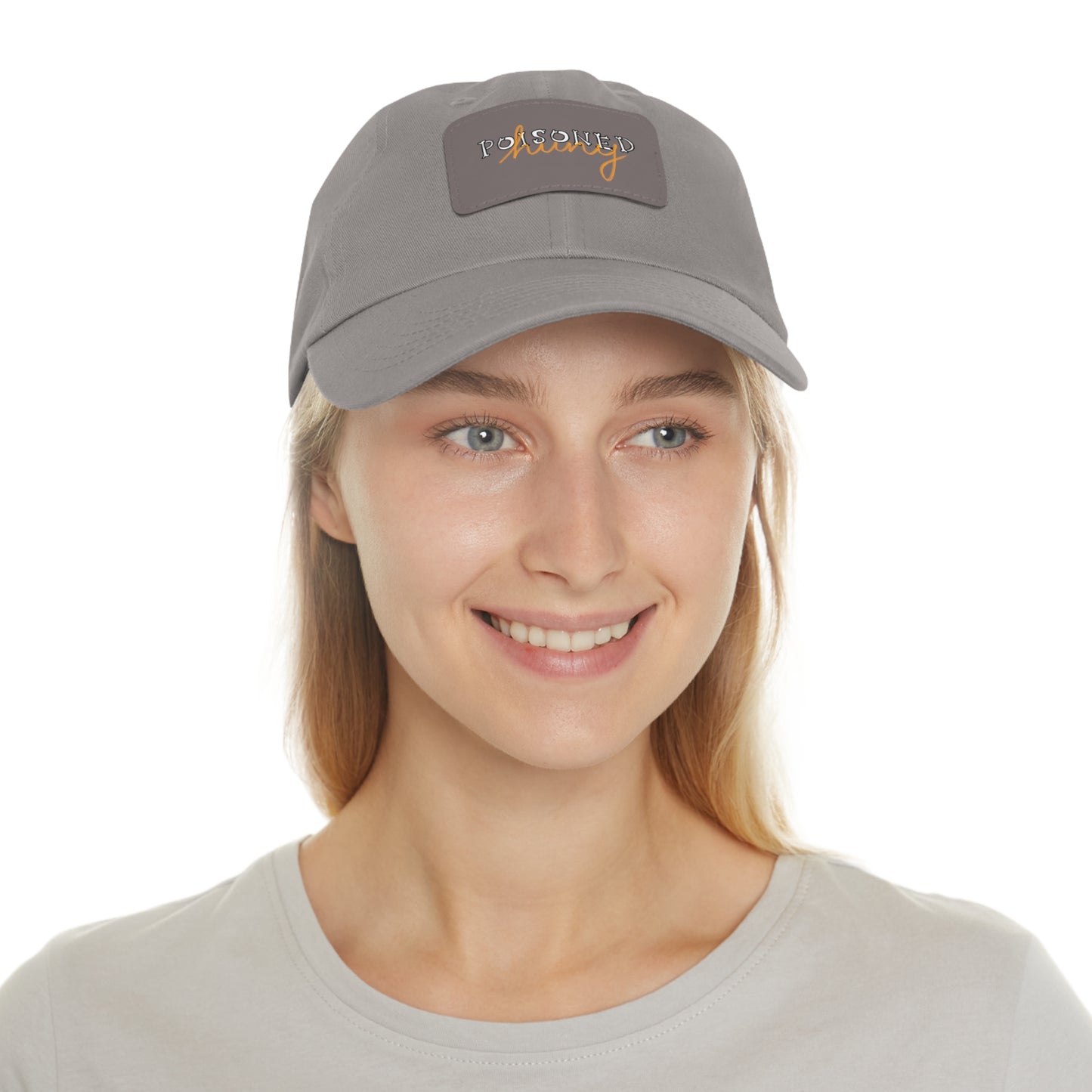 Brand logo Dad Hat with Leather Patch