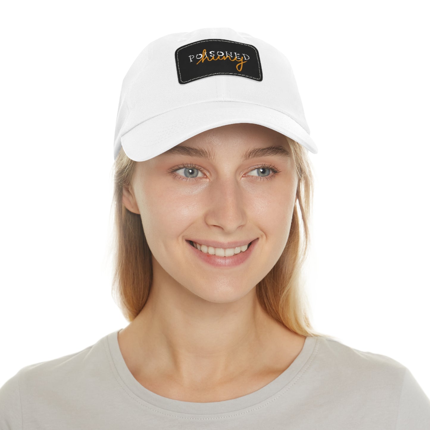 Brand logo Dad Hat with Leather Patch