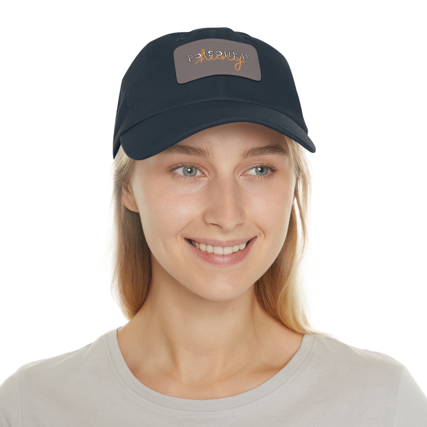 Brand logo Dad Hat with Leather Patch