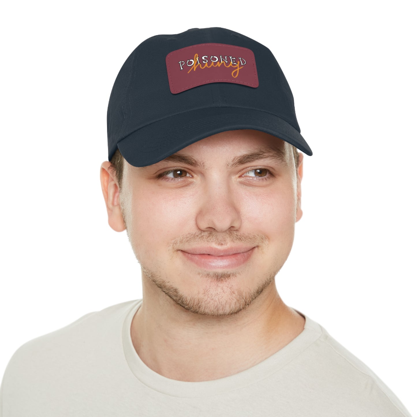 Brand logo Dad Hat with Leather Patch