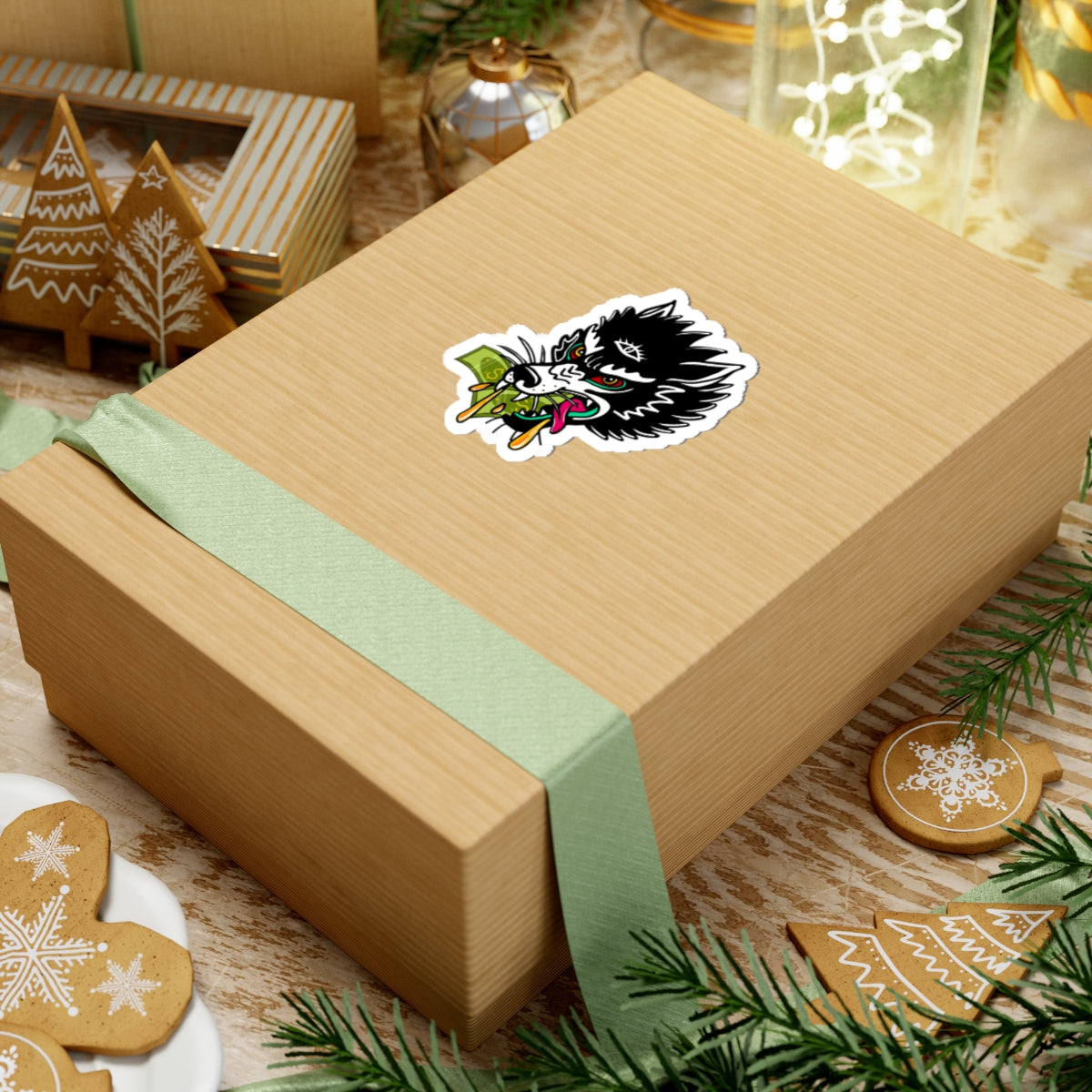 ‘Eat the Rich’ Kiss-Cut Stickers