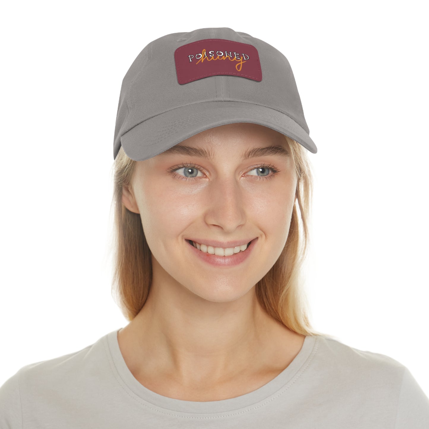 Brand logo Dad Hat with Leather Patch