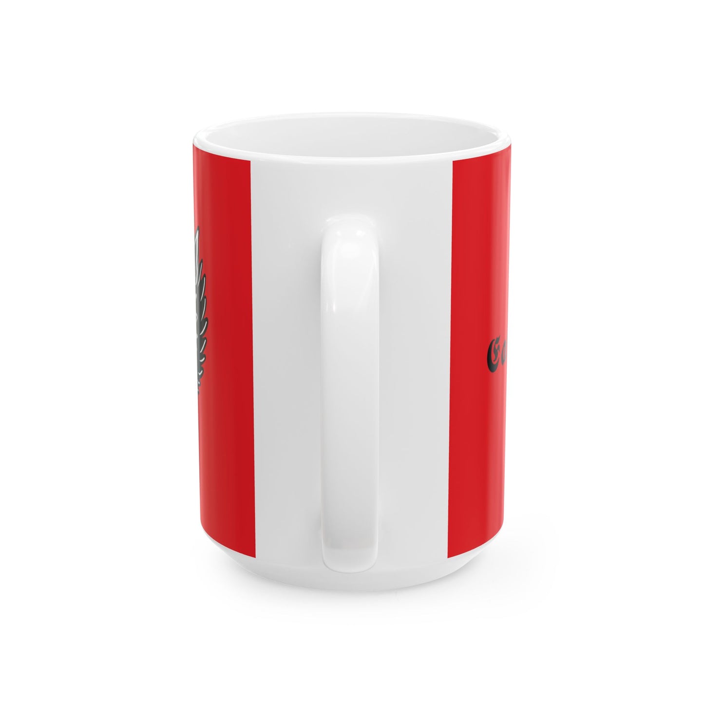Eat the rich ceramic mug