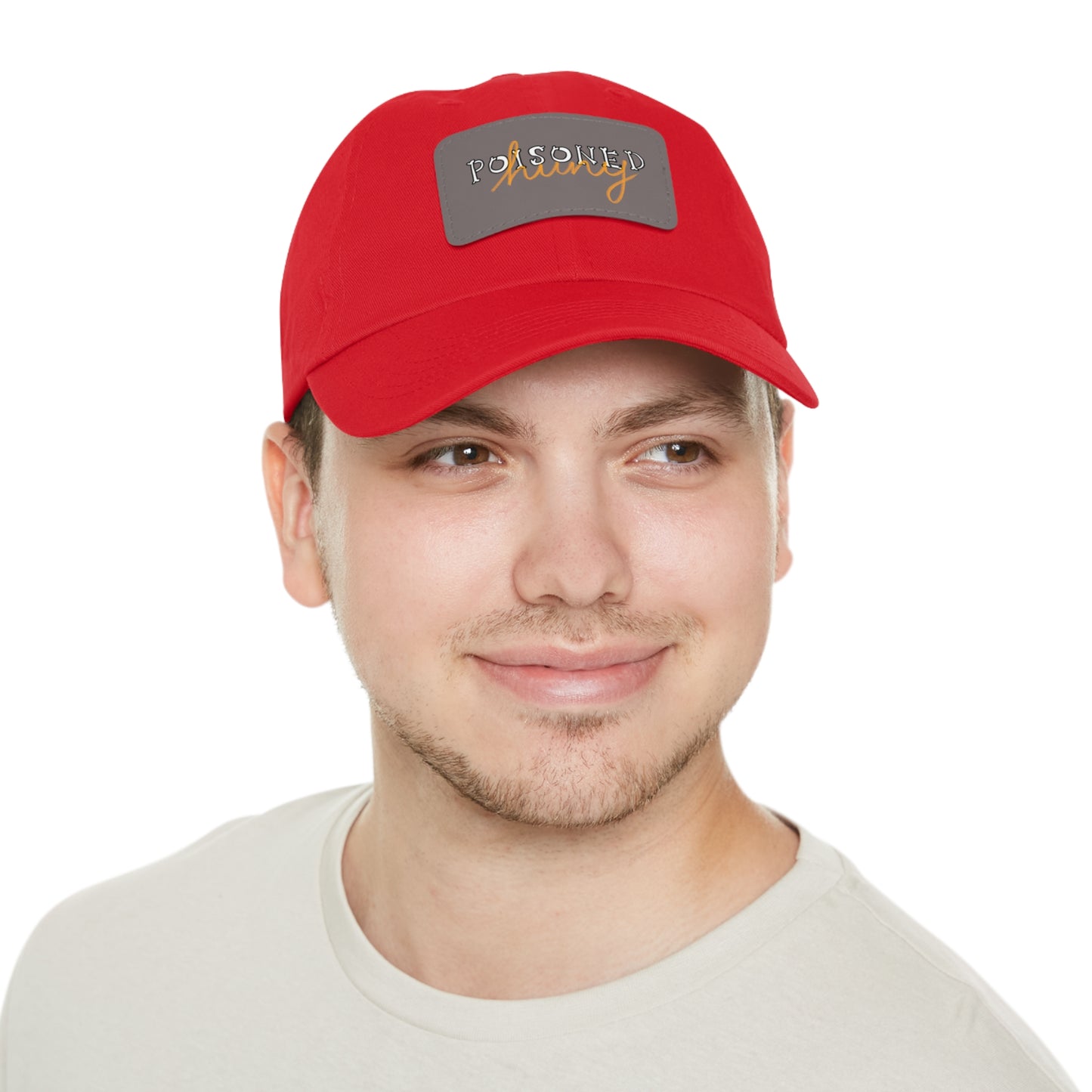 Brand logo Dad Hat with Leather Patch