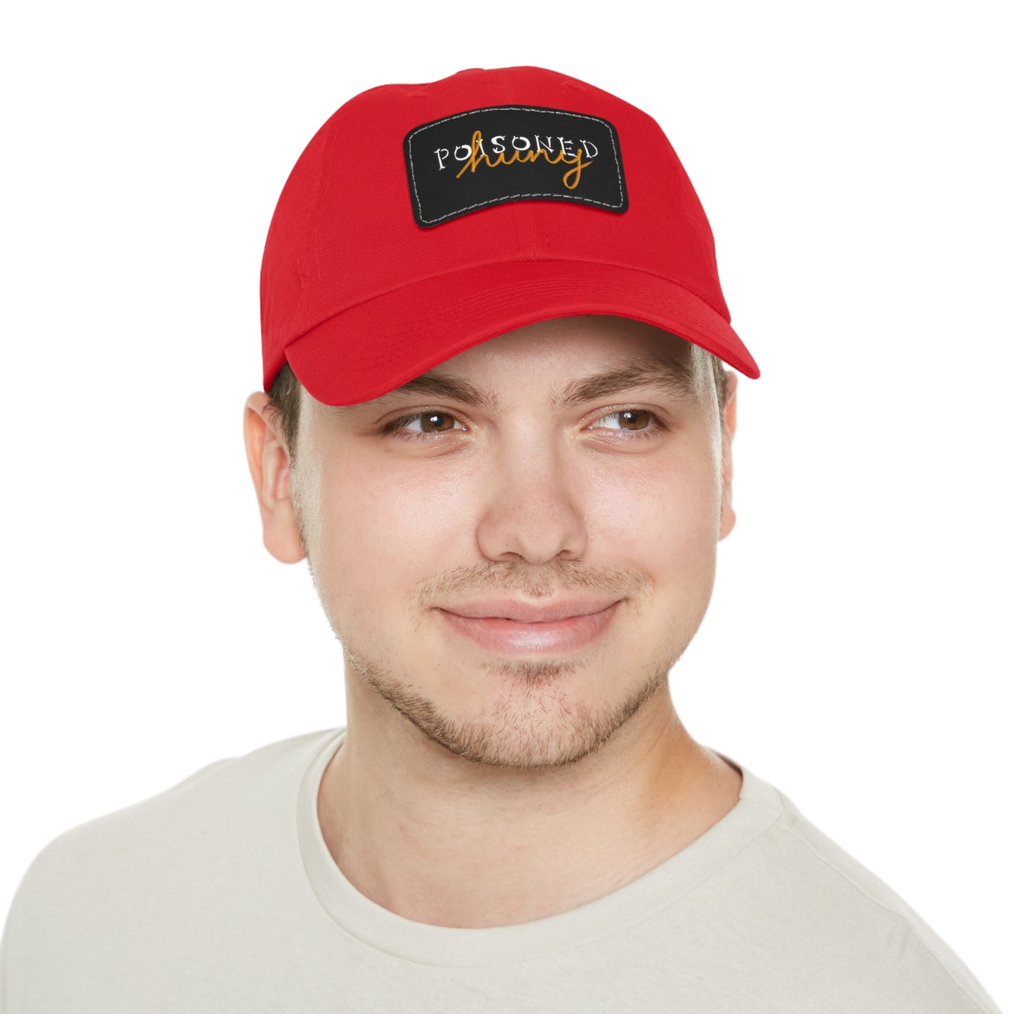 Brand logo Dad Hat with Leather Patch