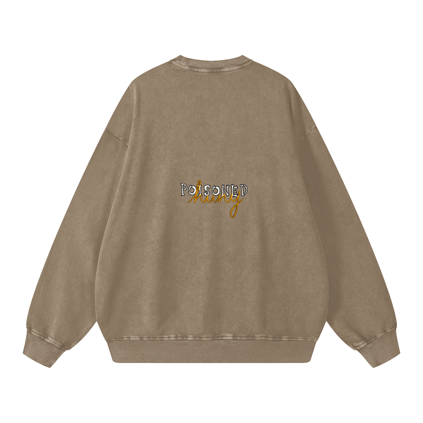 ‘Black love’ Snow Washed Oversized Sweatshirt
