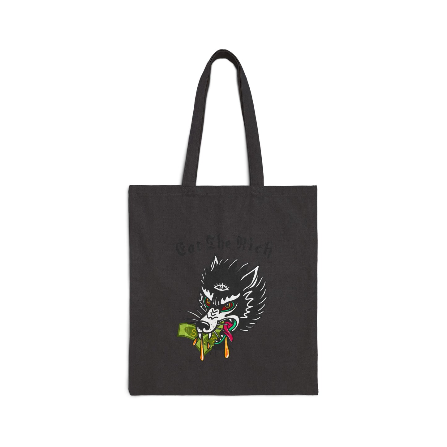 Eco-Friend ‘Eat the Rich' Cotton Canvas Tote Bag