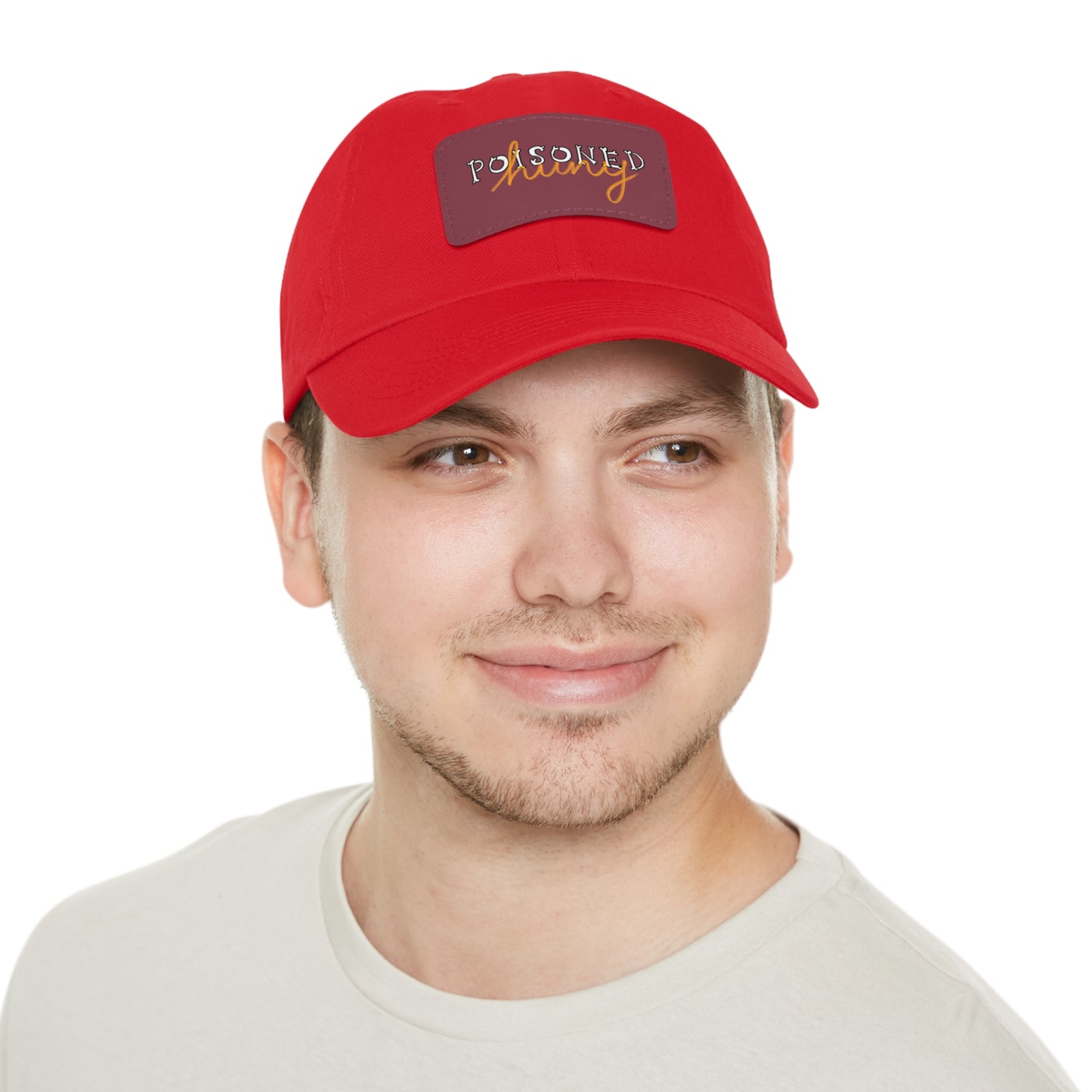 Brand logo Dad Hat with Leather Patch