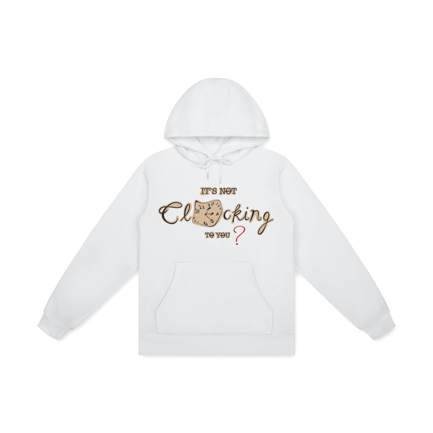 ‘It’s not clocking to you?’ Unisex Basic 100% Cotton Hoodie