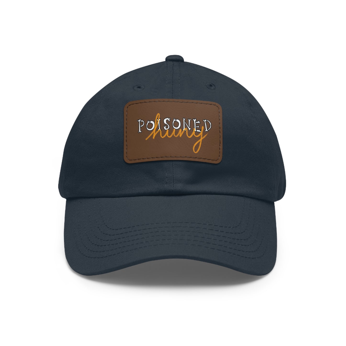 Brand logo Dad Hat with Leather Patch