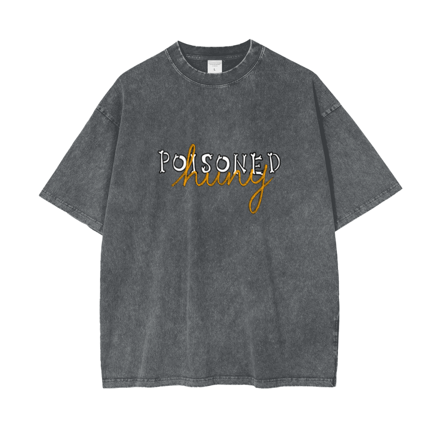Brand logo Oversize Snow Washed T-Shirt
