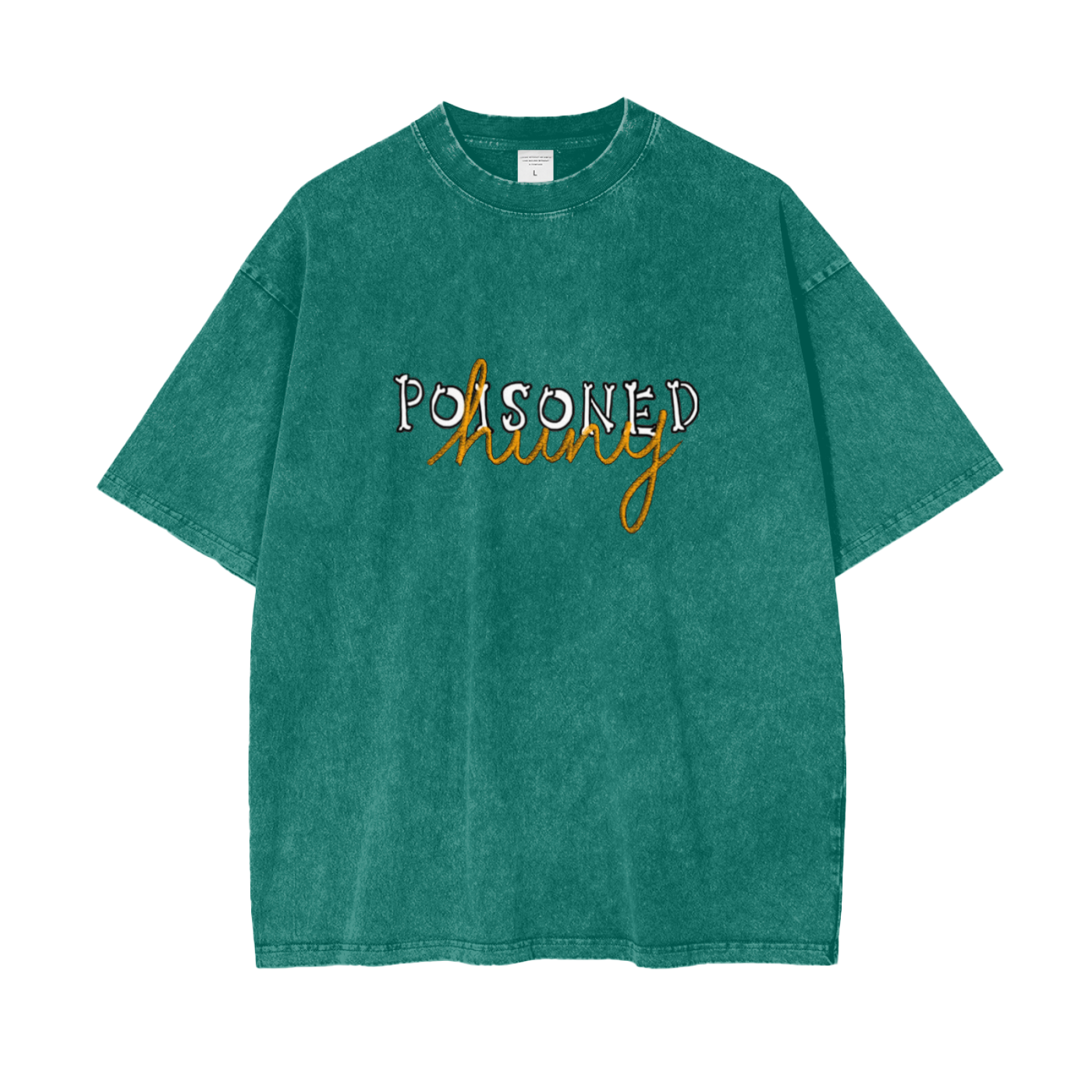 Brand logo Oversize Snow Washed T-Shirt