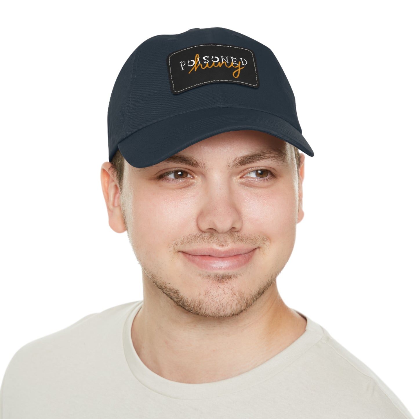 Brand logo Dad Hat with Leather Patch