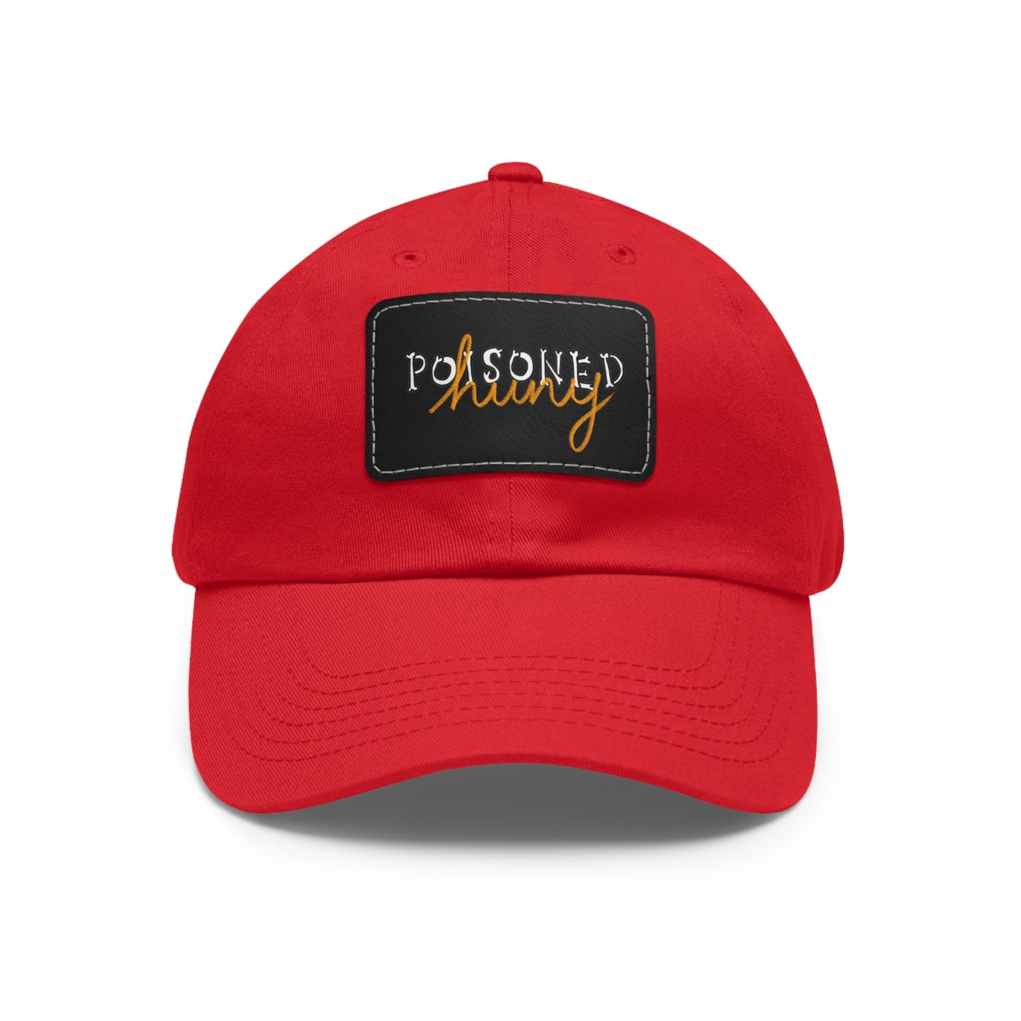 Brand logo Dad Hat with Leather Patch