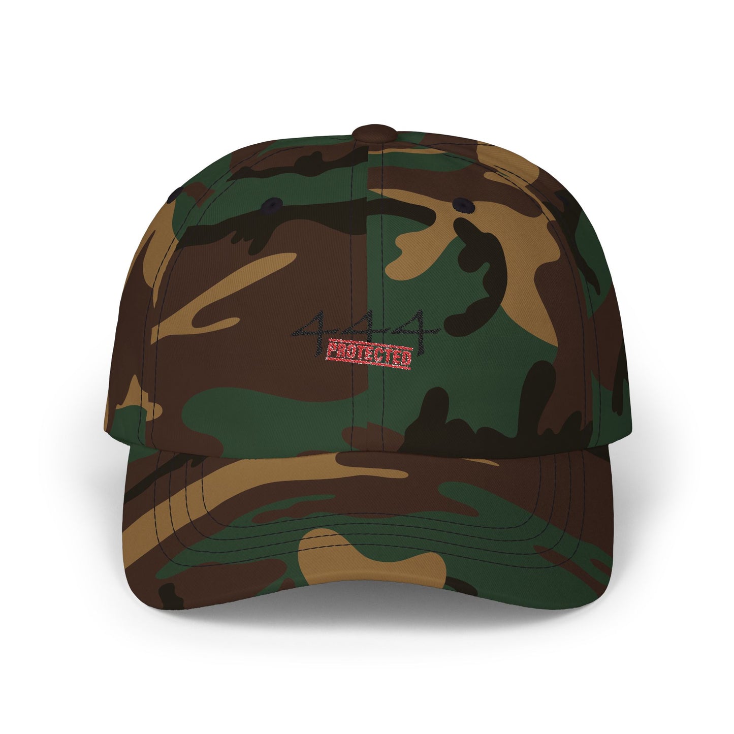 Classic Dad Cap - 444 Protected White Cap for Casual Style