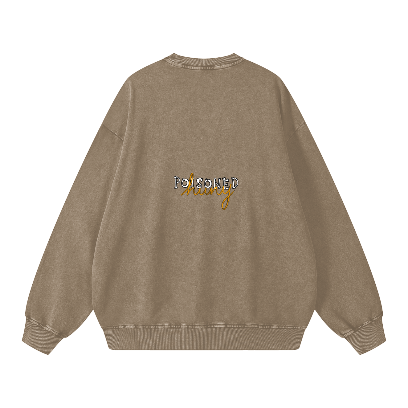 ‘Free Palestine’ Acid Wash Oversize Sweatshirt - 360 GSM