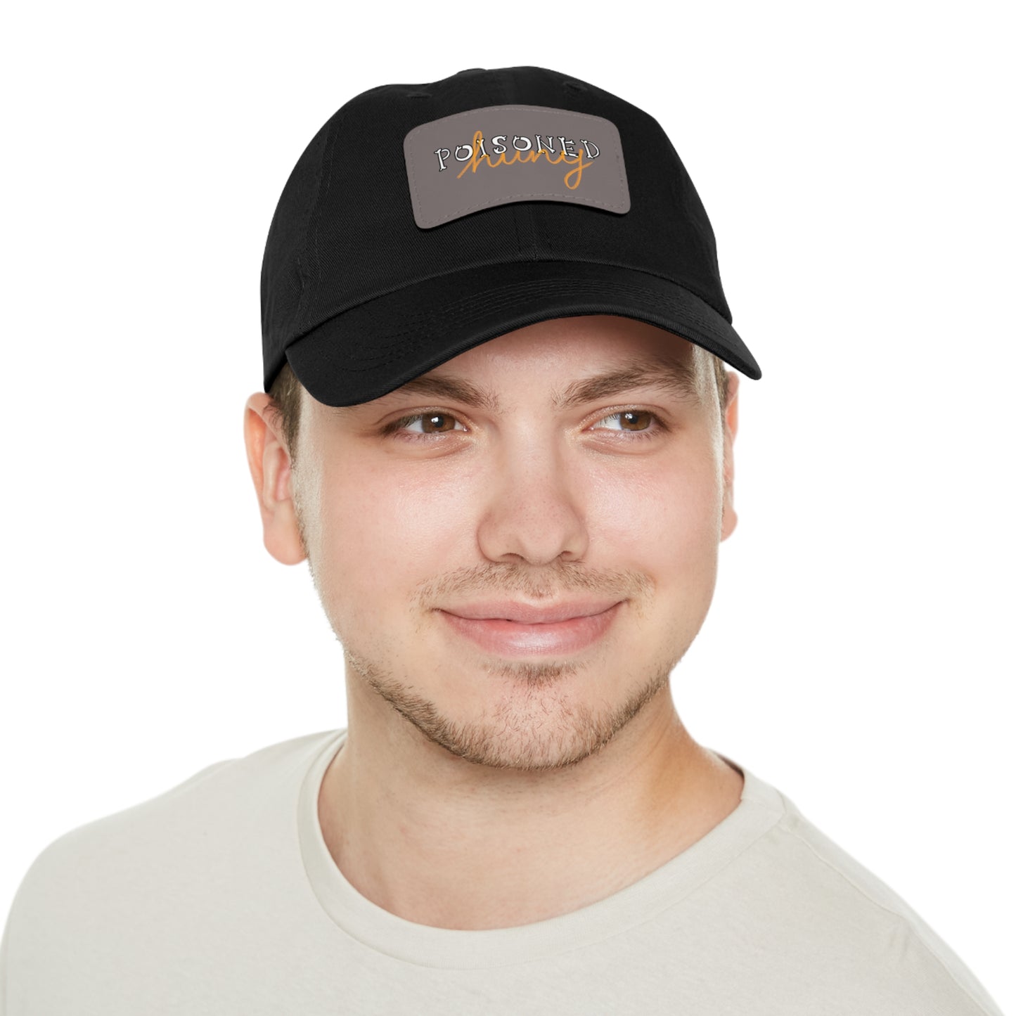 Brand logo Dad Hat with Leather Patch