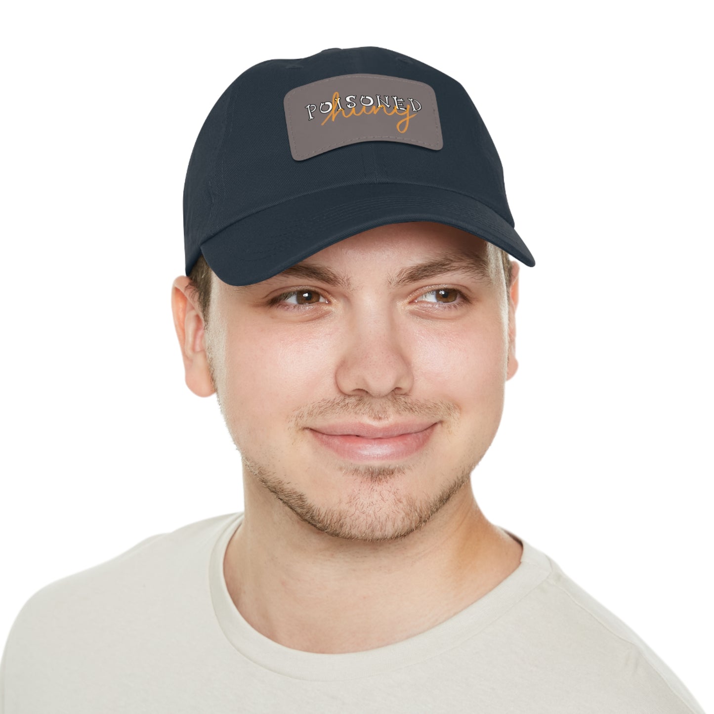 Brand logo Dad Hat with Leather Patch