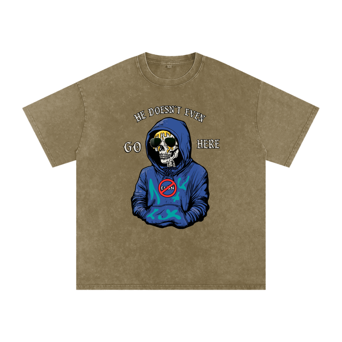 Acid Wash Oversize T-Shirt - 250 GSM
