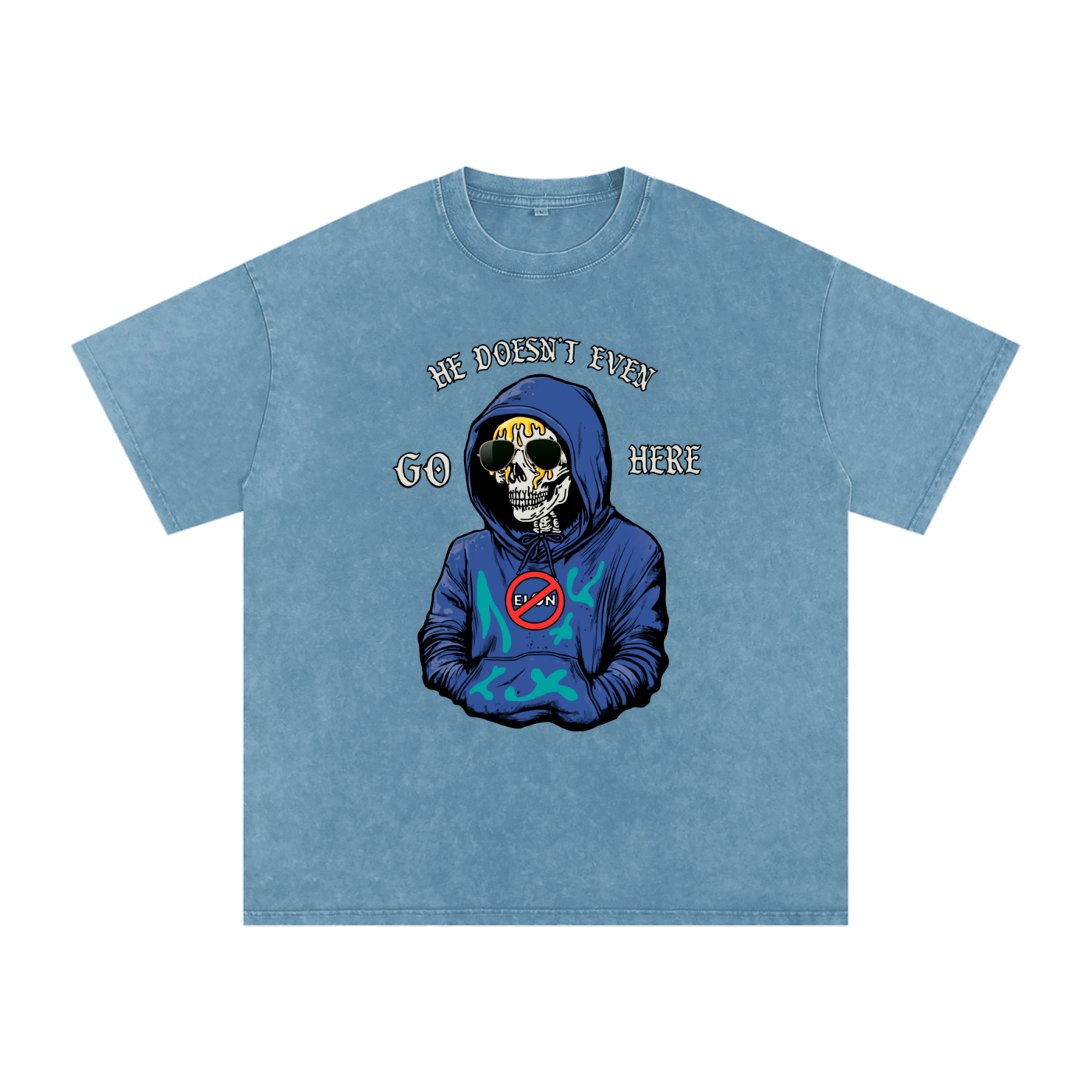 Acid Wash Oversize T-Shirt - 250 GSM