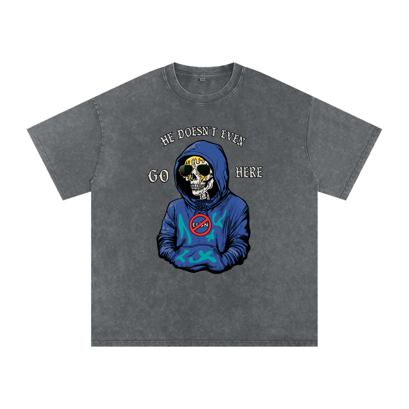 Acid Wash Oversize T-Shirt - 250 GSM