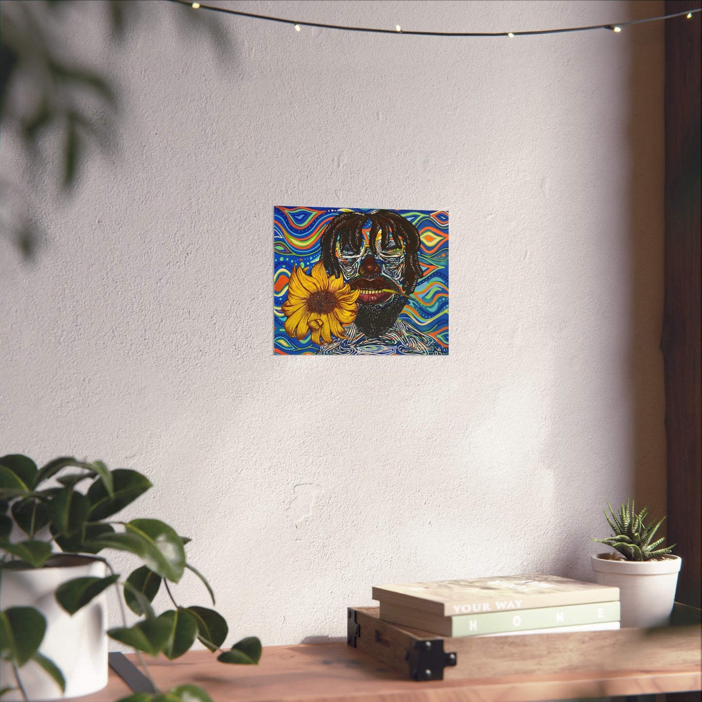 ‘Black boy bloom” Poster print