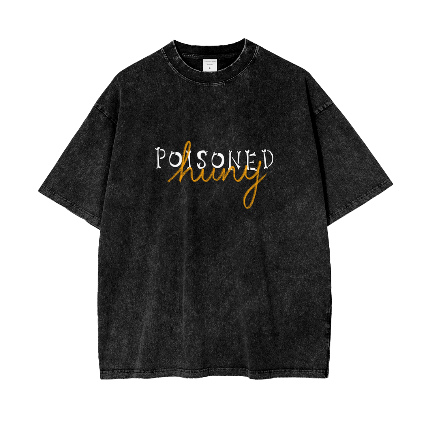 Brand logo Oversize Snow Washed T-Shirt