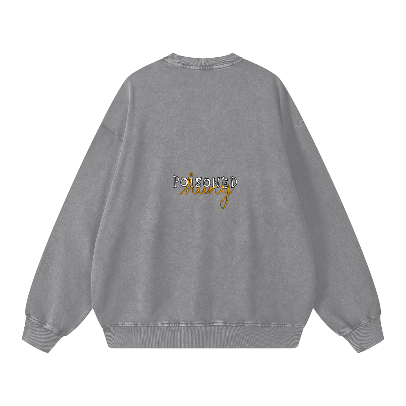 ‘Free Palestine’ Acid Wash Oversize Sweatshirt - 360 GSM
