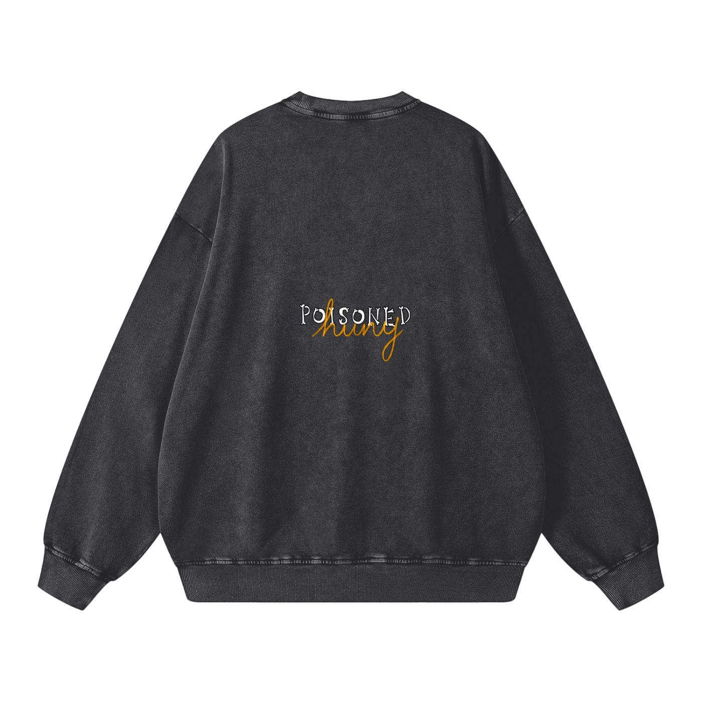 ‘Black love’ Snow Washed Oversized Sweatshirt