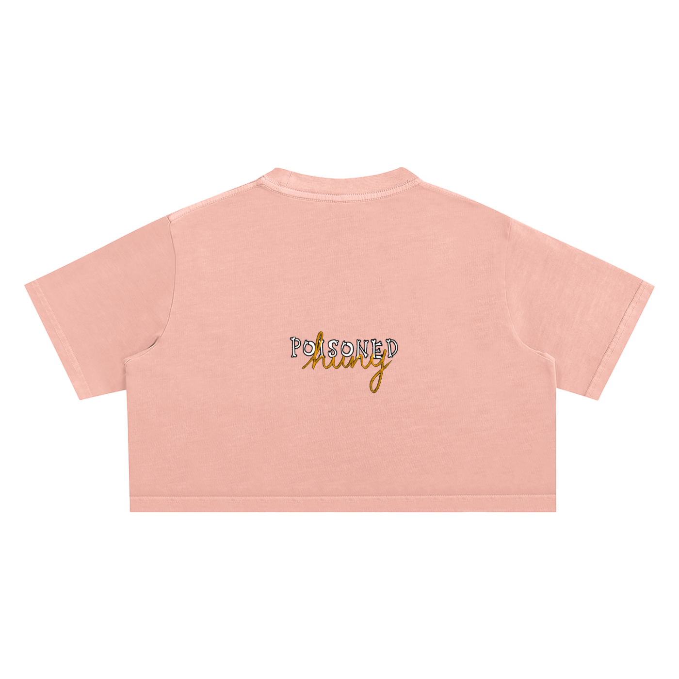 “Sticky love” Snow Washed Crop Top