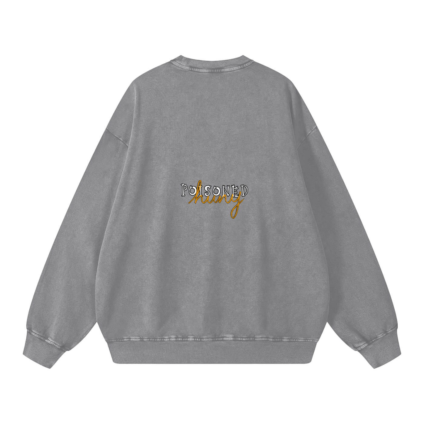 ‘Black love’ Snow Washed Oversized Sweatshirt