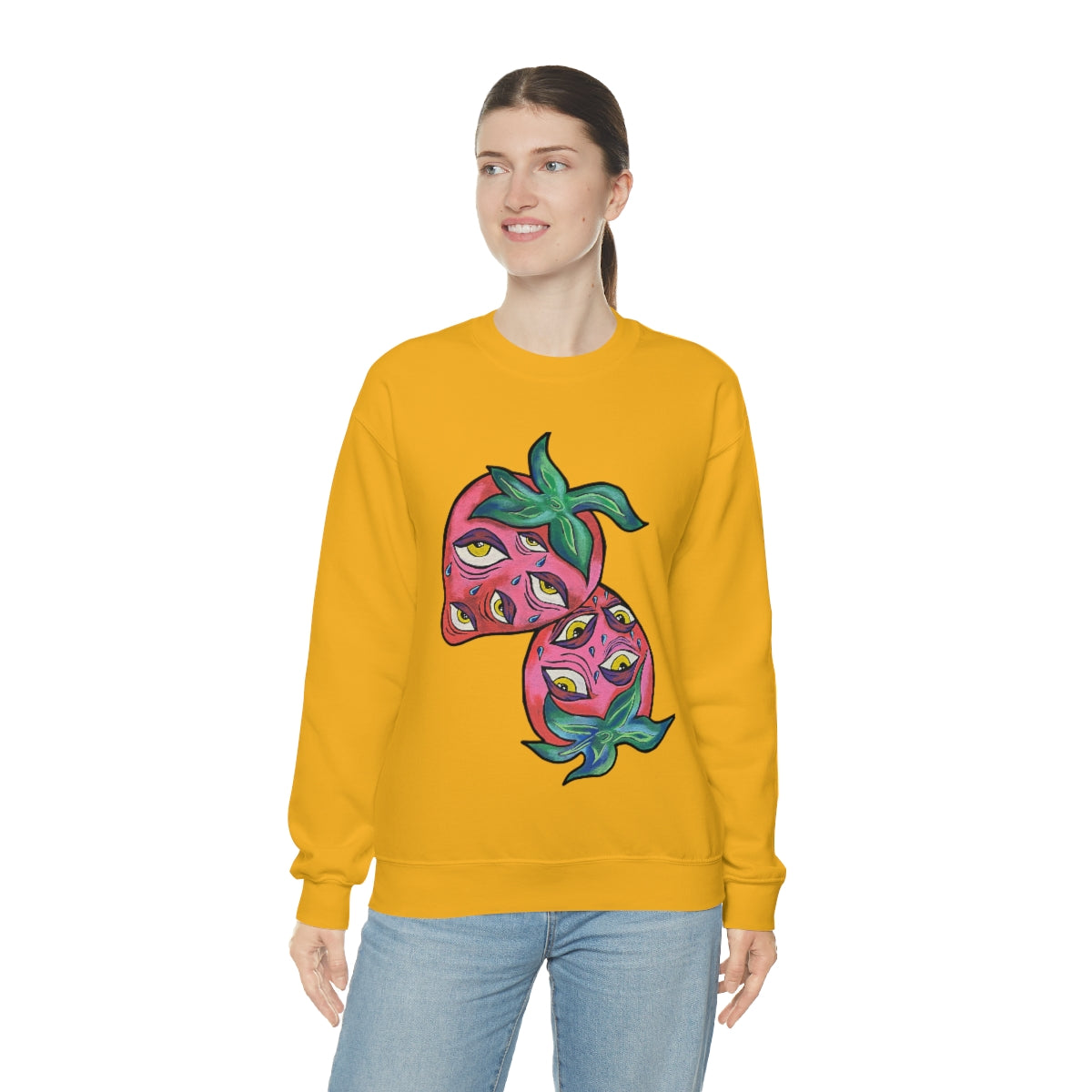 Berry vision Unisex Heavy Blend™ Crewneck Sweatshirt