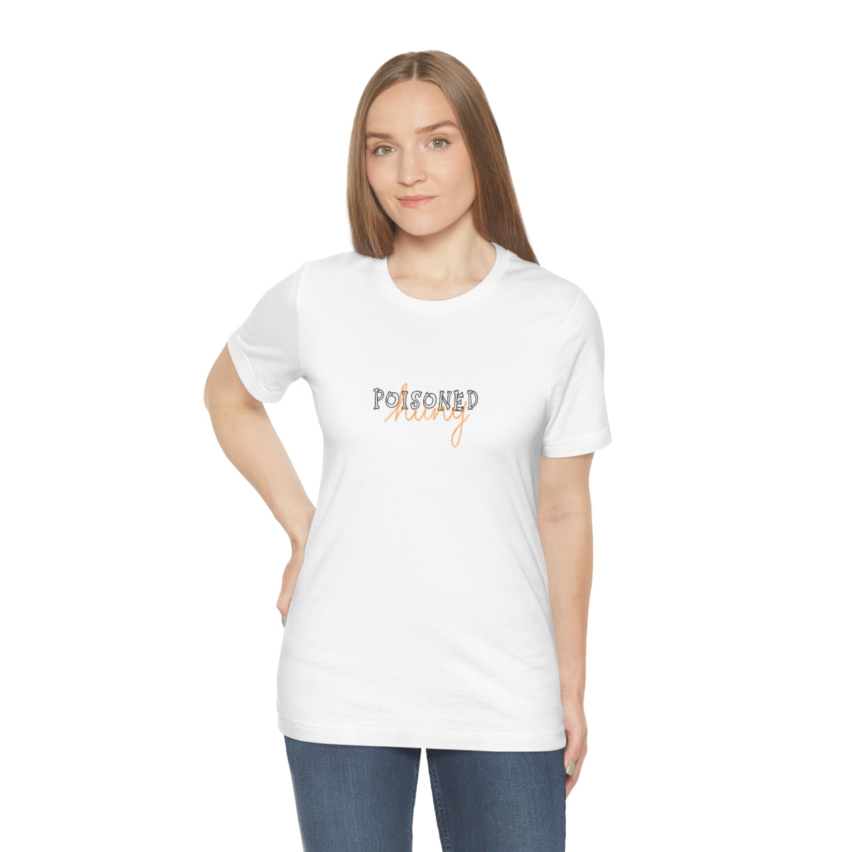 Poisoned huny logo Unisex Jersey Short Sleeve Tee