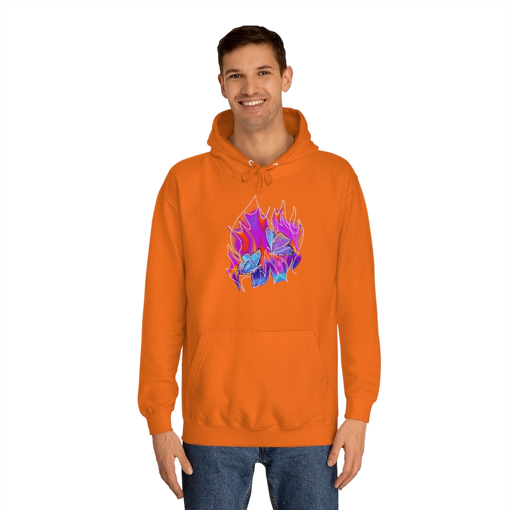 Twin flames Unisex College Hoodie