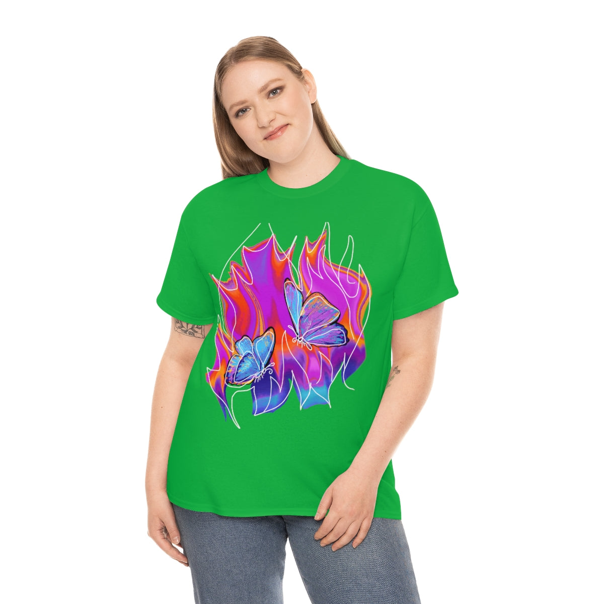 Twin flames Unisex Heavy Cotton Tee