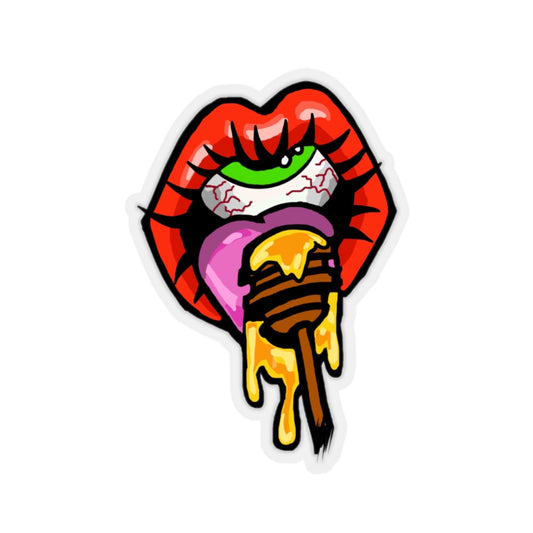 Huny dipper Kiss-Cut Stickers